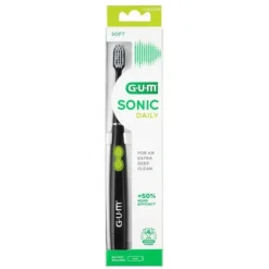 Gum Activital Sonic Daily Spazzolino a Batteria Nero