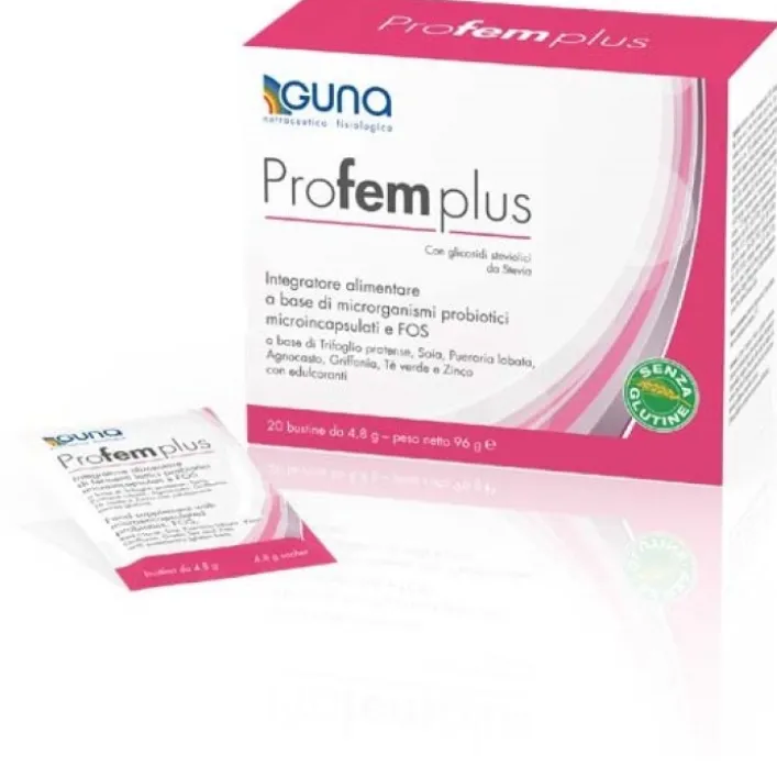 Guna Profem Plus 20 Bustine - Integratore Intestinale per la Donna