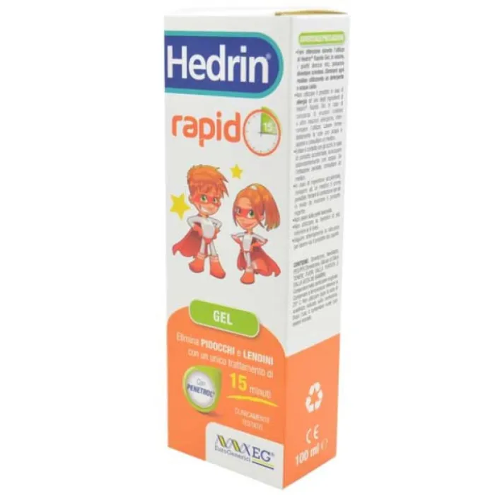 Hedrin Rapido Gel Liquido Antipediculosi 100 ml
