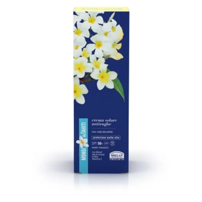 Helan Monoi Crema Solare Antirughe SPF 50+ Protezione Alta 75 ml