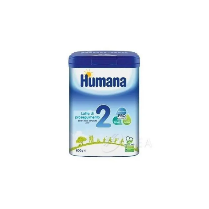 Humana 2 Latte in Polvere 800 grammi