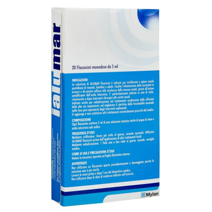 Ialumar Soluzione Isotonica con Acido Ialuronico 20 Flaconcini Monodose 5 ml