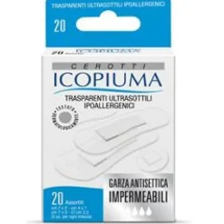 Icopiuma Cerotti Trasparenti Misura Assortita 20 Pezzi