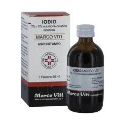 Iodio Viti 7% / 5% Soluzione Cutania Alcolica 50 ml