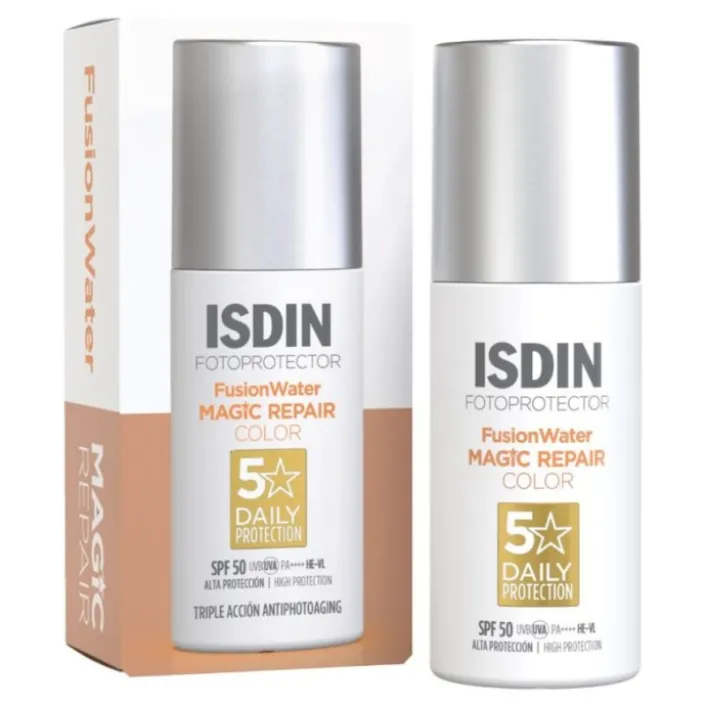 Isdin Fusion Solare Water Magic Repair Color SPF 50+ 50 ml