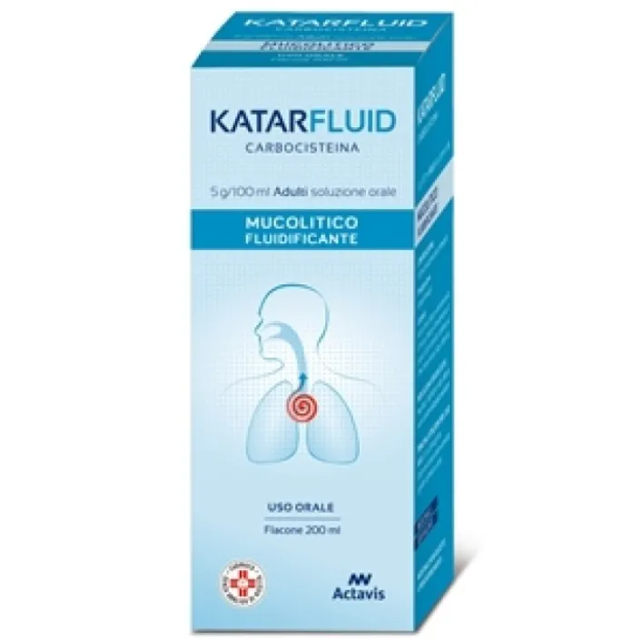 Katarfluid Soluzione Orale Carbocisteina Tosse 200 ml