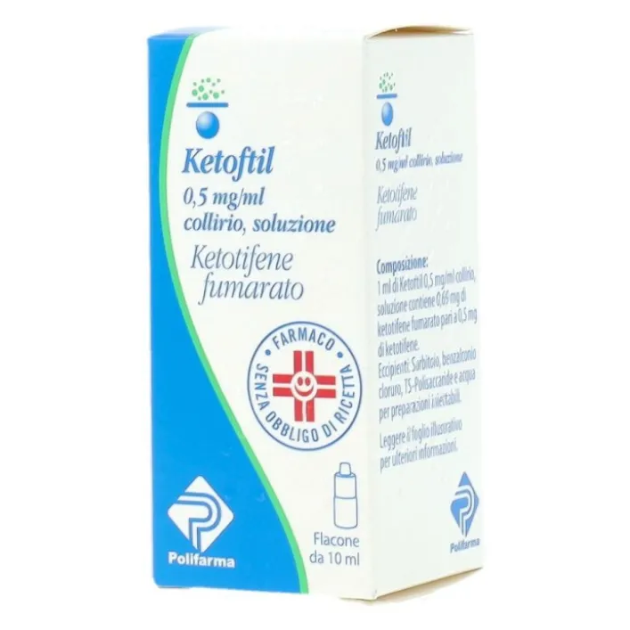 Ketoftil Collirio Antiallergico 0,5mg/ml Multidose 10 ml