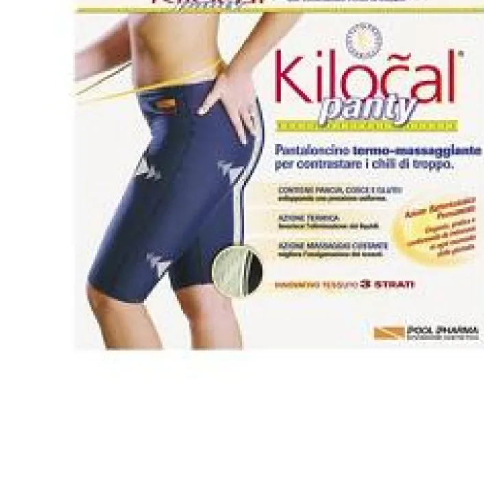Kilocal Panty Pantal Pantaloncini Drenanti Blu Taglia XL