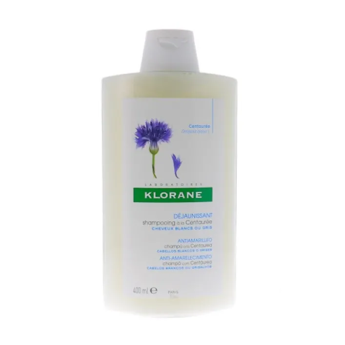 Klorane Centaurea Shampoo Illuminante Capelli Grigi 400 ml