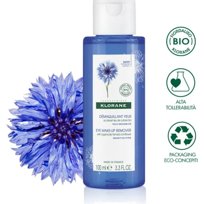 Klorane Fiordaliso Bio Struccante Occhi Sensibili 100 ml