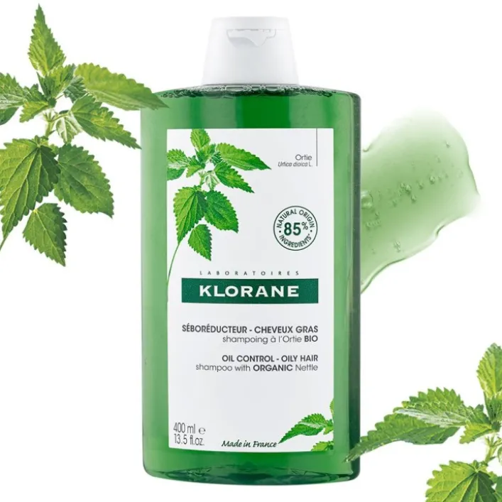 Klorane Ortica Shampoo Seboregolatore Capelli Grassi 400 ml