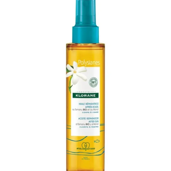 Klorane Polysianes Olio Ristrutturante Doposole Viso e Corpo 150 ml