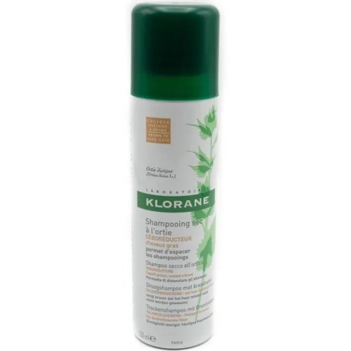Klorane Shampoo Secco all'Ortica Capelli Grassi 150 ml