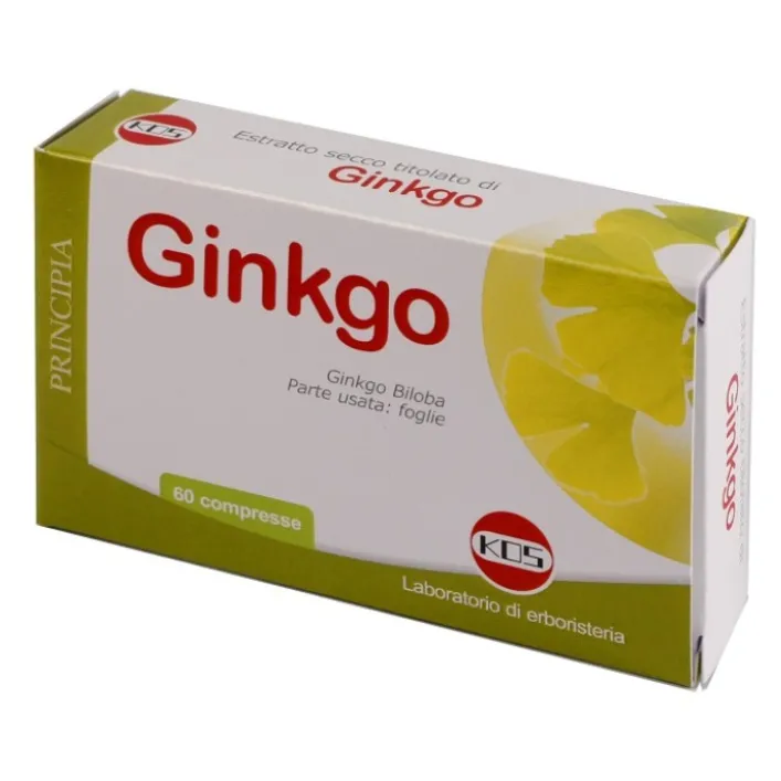 Kos Ginkgo Biloba 60 compresse - Integratore Memoria e Microcircolo