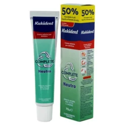 Kukident Complete Crema Adesiva per Protesi Dentaria Gusto Neutro 70 grammi