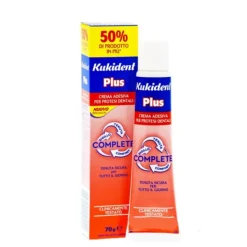 Kukident Complete Plus Original Crema Adesiva Gusto Menta Light 70 grammi