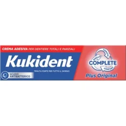 Kukident Plus Crema Adesiva per Protesi Dentaria 40 grammi