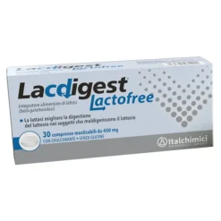 Lactgest Lactofree 30 Compresse - Integratore Lattasi per Intolleranza al Lattosio