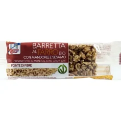 La Finestra sul Cielo Barretta al Farro con Mandorle e Sesamo 20 grammi