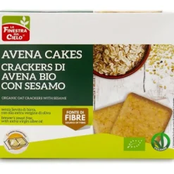 La Finestra sul Cielo Crackers di Avena + Sesamo 250 grammi
