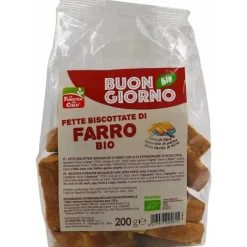 La Finestra sul Cielo Fette Biscottate di Farro Senza Lievito 200 grammi