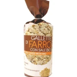 La Finestra sul Cielo Gallette di Farro con Sale 100 grammi