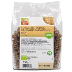 La Finestra sul Cielo Pasta Fusilli Integrali di Grano Saraceno 250 grammi