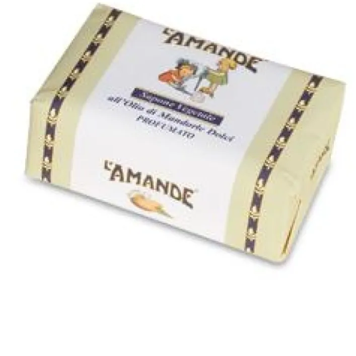 L'Amande Saponetta Vegetale all' Olio di Mandorle Dolci 200 grammi