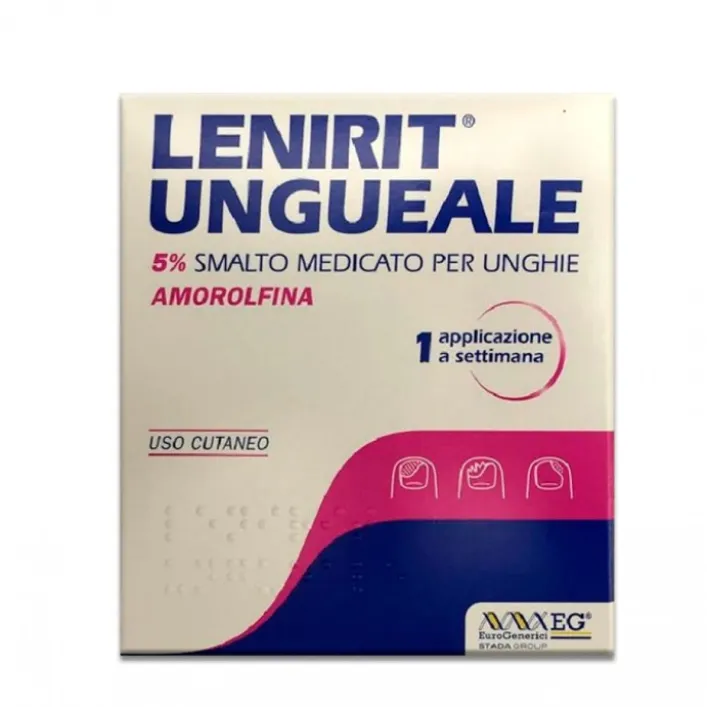 Lenirit Ungueale 5% Smalto Medicato per Unghie 2,5 ml