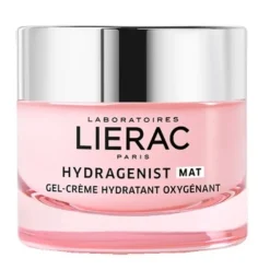 Lierac Hydragenist Gel - Crema Idratante Ossigentante Rimpolpante Pelle Normale e Mista 50 ml