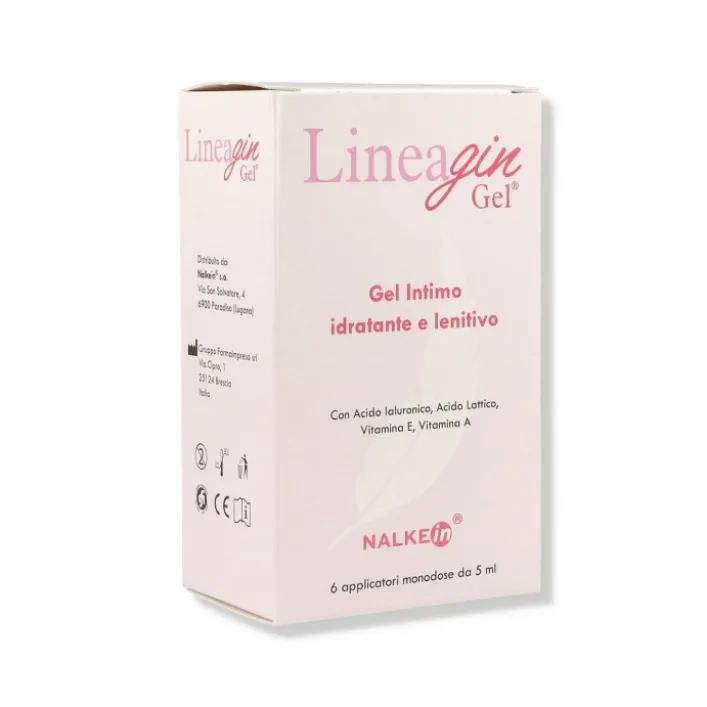 Lineagin Gel Vaginale 6 Applicatori da 5 ml