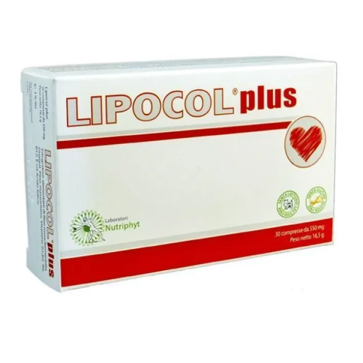Lipocol Plus 30 Compresse - Integratore per il Colesterolo
