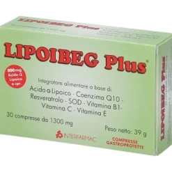 Lipoibeg Plus 30 Compresse - Integratore Alimentare
