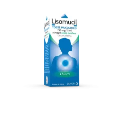 Lisomucil Tosse Sciroppo Mucolitico Adulti Senza Zucchero 5% Carbocisteina 200 ml