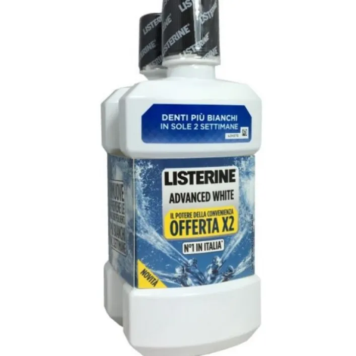 Listerine Advanced White Collutorio Bipack 2 x 500 ml