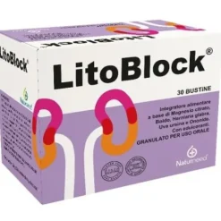 Litoblock 30 bustine - Integratore Benessere Vie Urinarie