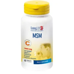 Longlife MSM 60 Compresse - Integratore di Zolfo