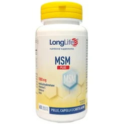 Longlife MSM Plus 60 Tavolette - Integratore Pelle,Capelli e Cartilagini