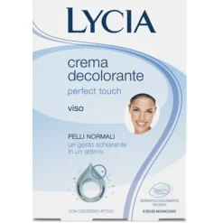 Lycia Perfect Touch Crema Decolorante Viso 8 Bustine Monouso