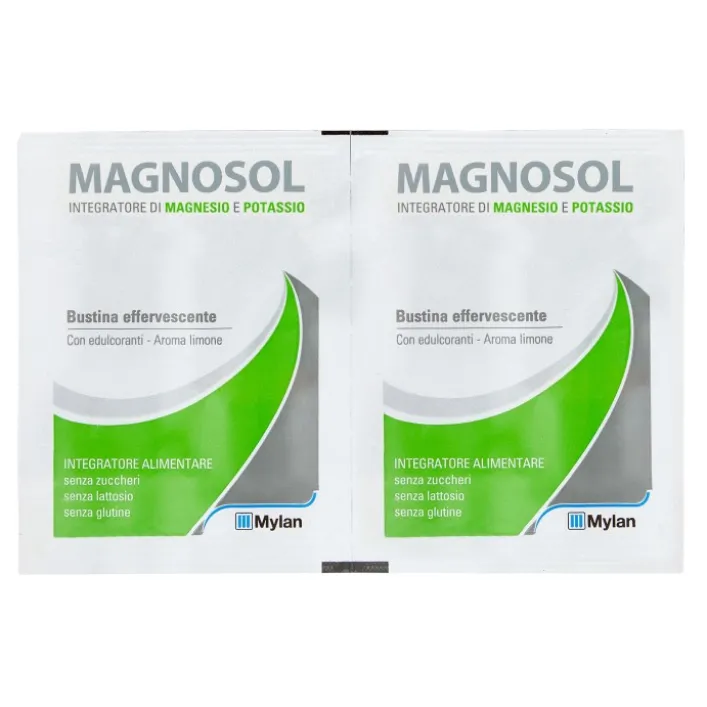 Magnosol 20 Bustine Effervescenti - Integratore di Magnesio e Potassio