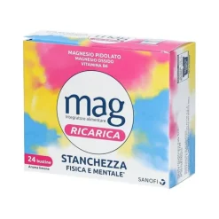 Mag Ricarica 24 Ore 24 Bustine - Integratore Stanchezza Fisica e Mentale