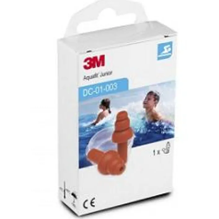 3M Aquafit Junior Tappi Auricolari Bambini per Attivita' Acquatiche 1 Paio