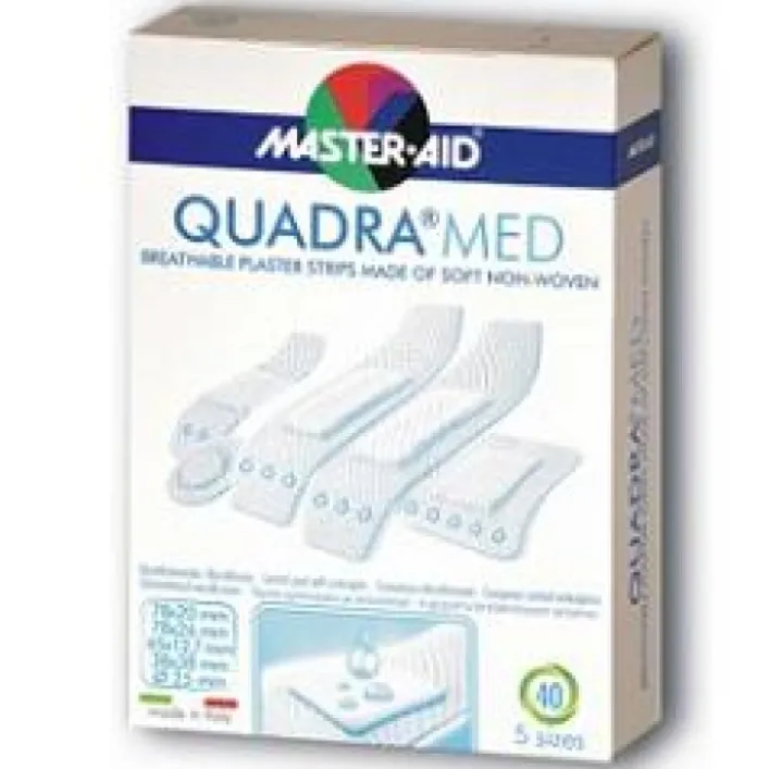Master-Aid Cerotti Master-Aid Quadra Medmed Assortiti 20 Pezzi