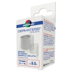 Master-Aid Dermatess Orlata Benda di Garza Idrofila Orlata cm 5 x 5 metri