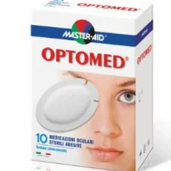 Master-Aid Optomed Super Compressa Oculare Autoadesiva per la Protezione dell'Occhio 10 pezzi