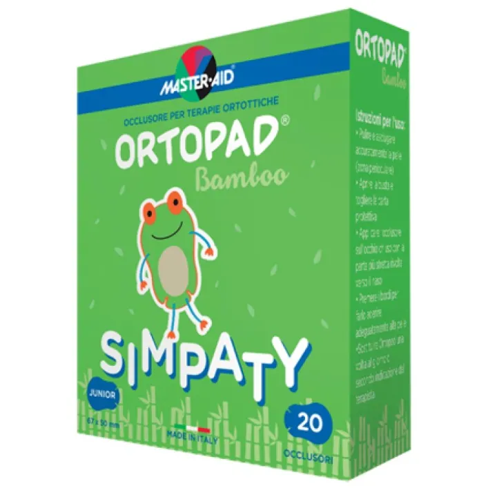 Master-Aid Ortopad Simpaty Cerotto Occlusore Autoadesivo per Ambliopia e Strabismo 50 pezzi