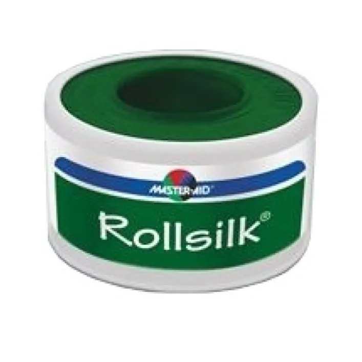 Master-Aid Roll Silk Cerotto in Seta Artificiale con Bobina cm 2,50 x 5 metri