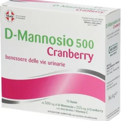 Matt Pharma D-Mannosio 12 buste - Integratore Benessere Vie Urinarie