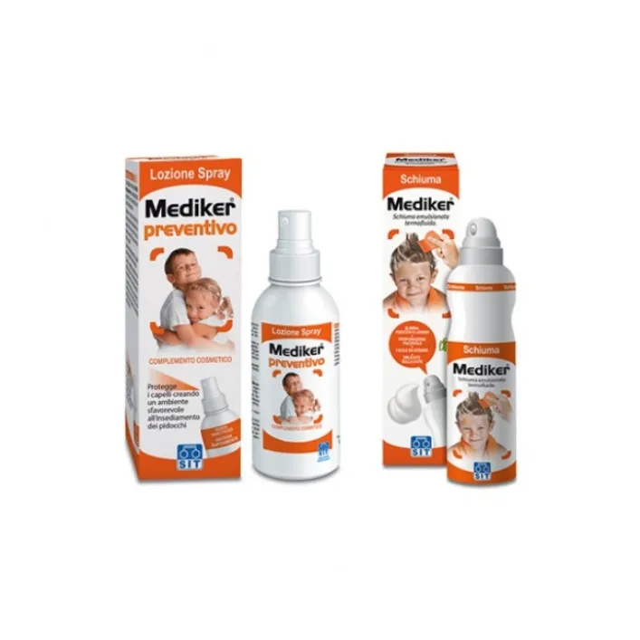 Mediker Schiuma + Lozione Spray