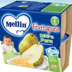Mellin Frutta Pura Pera 4 x 100 grammi